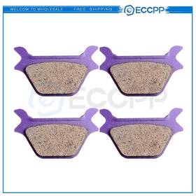 E836010cp618s Eccpp 2 Pair Brake Pads For 1993-99 Harley-davidson Low Rider Fxdl Dyna Carbon Fiber