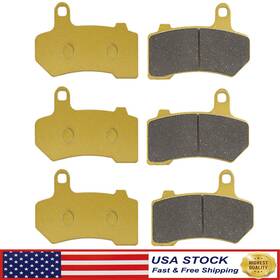 Eg-auto Egqp1204 Front Rear Brake Pads Kit For Harleydavidson Flhx Street Glide Special 2008-2015