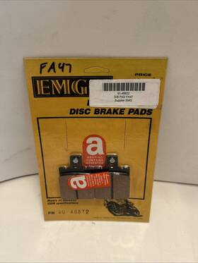 Emgo 90-48872 Replacement Disc Brake Pads For Benelli Ktm Moto Guzzi