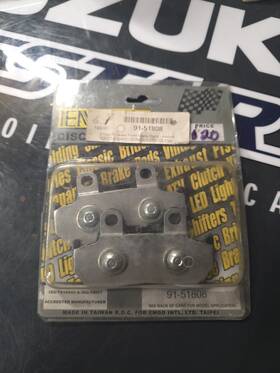 91-51808 Emgo Honda Cb400 Cb750 Gl1100 New Front Sintered Brake Pads Inch