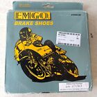 93-27263 Emgo Brake Grooved Shoes For Yamaha Street Motorcycle 200x40mm