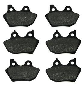 Fs-447 Factory Spec 3 Brand Front And Rear Brake Pads For Harley-davidson Motorcycles