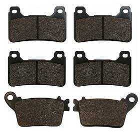 Fs-497 Factory Spec Front And Rear Brake Pads Fits Honda Cbr600rr Abs 2007-2017 Models