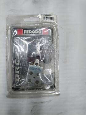 Fdb697dx Ferodo Front Organic Brake Pads For 05-07 Vespa Px 150