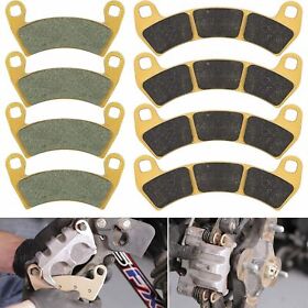 Qp1023 Fit For 2016-2021 Polaris 1000 Rzr Xp Turbo Eps Front And Rear Ceramic Brake Pads