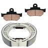 Fl4372bs120hy Unbranded For Suzuki Savage Front Brake Pads Rear Shoes