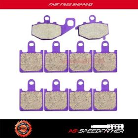 Asf991ed295r10 Front Right Carbon Fiber Brake Pads Fits 2009 Kawasaki Ninja Zx6r Zx600r