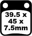Sfa54hh Front Sintered Rear Sfa Hh Pads Ebc Brake