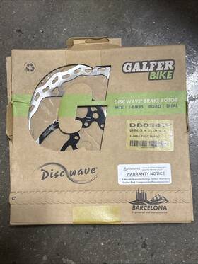 1710-4150 Galfer Brakes Db034w Wave Rotor For E-bike - 203mm X 2mm Bicycle