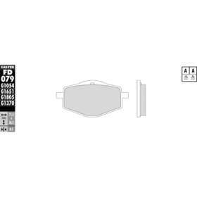 Fd079g1054 Galfer Brakes Semi-metallic Brake Pads - Rear G1054 Fd079g1054 Galfer Brakes Semi-metallic Brake Pads - Rear G1054