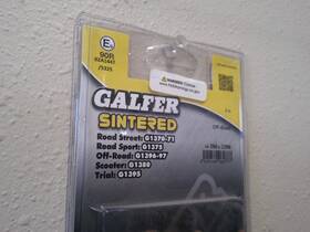 G13596-97 Galfer Brakes Sintered Brake Pads For Offroad Rear G1370-71