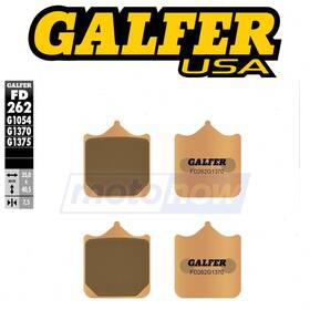 1370 Galfer Brakes Mn/0c8j Front Hh Sintered Brake Pads For 2001-2003 Aprilia Rsv Nk