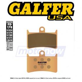 1c5k Galfer Brakes Mn/1c5k Front Hh Sintered Brake Pads For 2003-2005 Yamaha Fjr1300 - If
