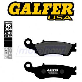 522d Galfer Brakes Mn/522d Front Semi-metallic Brake Pads For 2001-2017 Yamaha Yz125 - Cg