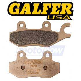 8gzg Galfer Brakes Mn/8gzg Rear Hh Sintered Brake Pads For 2018-2019 Kawasaki Ex400 Ninja Sx