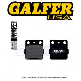 Aqx9 Galfer Brakes Mn/aqx9 Front Semi-metallic Brake Pads For 2007-2013 Honda Crf150r Er