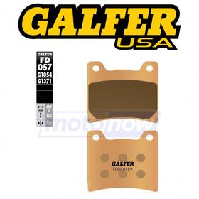 Galfer Brakes Mn/cf2v Rear Hh Sintered Brake Pads For 1997 Yamaha Yzf1000 - As