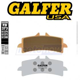 Eqc1 Galfer Brakes Mn/eqc1 Front Hh Sintered Brake Pads For 2007-2008 Ducati 1098 S - We