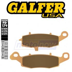 Fs43 Galfer Brakes Mn/fs43 Front Left Hh Sintered Brake Pads For 2013-2016 Kawasaki Ex650 Gq