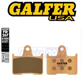 Hzw0 Galfer Brakes Mn/hzw0 Rear Hh Sintered Brake Pads For 2008-2010 Kawasaki Zg1400 Fa