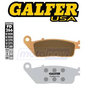 M9tn Galfer Brakes Mn/m9tn Front Hh Sintered Brake Pads For 1995-1998 Honda Cbr600f F3 - Lf