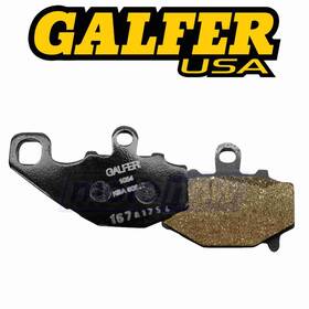 V1t8 Galfer Brakes Mn/v1t8 Front Carbon Semi-metallic Brake Pads For 1987-1991 Honda Zn