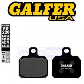 Wy2b Galfer Brakes Mn/wy2b Rear Semi-metallic Brake Pads For 2003 Ducati 800 - Vn