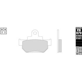 Fd070g1054-cl77 Galfer Semi-metallic Brake Pads - Front G1054