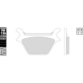 Fd126g1054-cl77 Galfer Semi-metallic Brake Pads - Rear G1054