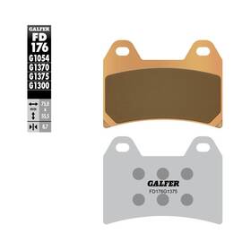 Fd176g1375-cl77 Galfer Hh Sintered Ceramic Brake Pads - Front G1375