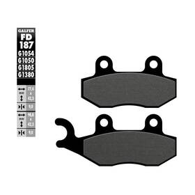Fd187g1054-cl77 Galfer Semi-metallic Brake Pads - Front G1054 Fd187g1054-cl77 Galfer Semi-metallic Brake Pads - Front G1054