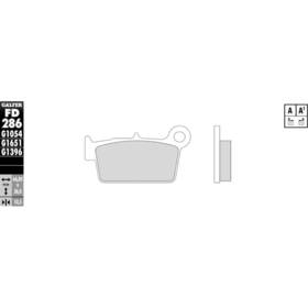 Fd286g1054-cl77 Galfer Semi-metallic Brake Pads - Rear G1054