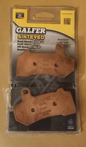 Fd369s Galfer Harley Davidson V-rod Brembo Caliper 2006 Hh Front Brake Pads