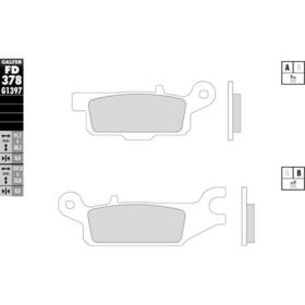 Fd378g1397 Galfer Hh Sintered Brake Pads - Front Right G1397