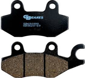 Gbrakes Gb0520-69 Semi-metallic Brake Pads #gb0520-69 For Suzuki Burgman 400