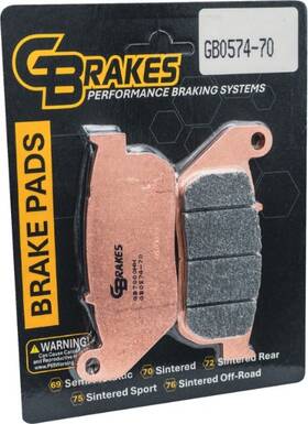 Gb0574-70 Gbrakes Hh Sintered Brake Pads #gb0574-70 Harley Davidson Sportster