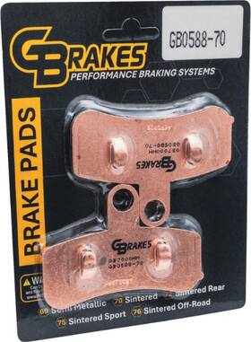 Gb0588-70 Gbrakes Hh Sintered Brake Pads #gb0588-70 Harley Davidson