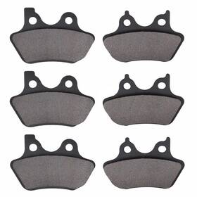 Gfyship 760934350229 For Harley V-rod Hayes Caliper 2002-2005 Motorcycle Front Rear Brake Pads