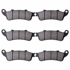 Gfyship 768381929845 Front Rear Brake Pads For Honda Xl 1000 V3/v4/v5/v6 Varadero No Abs 2003-2006