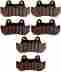 05-569 Gl1100 568 Barracuda Bike Parts Goldwing 1982 1983 Brake Pads 3 Sets-front Rear