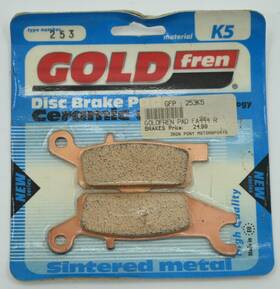 253k5 Goldfren Brake Pad K5 Off-road Racing P/n