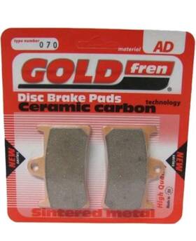 Ad-070 Goldfren Brake Pad Set Ad Ceramic Carbon - Yamaha Front Calipers
