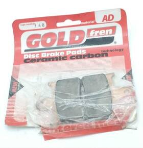 Ad-148 Goldfren 2000-2020 Harley-davidson Ceramic Rear Brake Pads 1 Pair