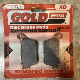 Bp242 Goldfren Brake Disc Pads Rear R/h For Honda Cb 600 Hornet A7