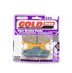 Sintered-1981-1982 Goldfren S33-050 Brake Pads Honda Gl 500 Silverwing Front 1 Pr