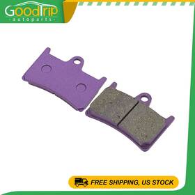 Go052473t01 Goodtrip-autoparts Front Fits 2004-2006 2016-2015 Yamaha Yzf R1 Brake Pads Carbon Fiber