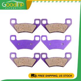 Go991317t01 Goodtrip-autoparts Front And Rear Fits Arctic Cat 4x4 Automatic Efi 700 Brake Pads Carbon Fiber