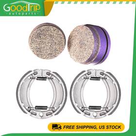 Go991647t01 Goodtrip-autoparts Front And Rear Fits Yamaha Yfs200 Blaster 200 Brake Pads Shoes Carbon Fiber