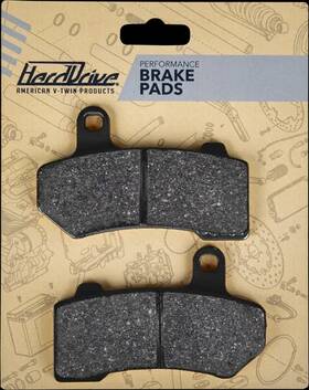 Qhbsomil6j Harddrive Parts Organic Front Brake Pads For Harley Softail 84-90