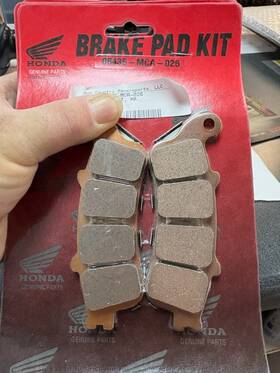 06435-mcxa-026 Honda Oem Part# 06435-mca-026 Rear Brake Pad Set